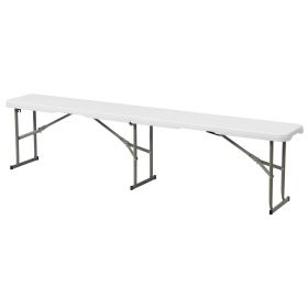 [Replace 60650553]6FT Outdoor Courtyard Foldable Bench