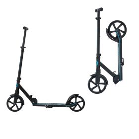 Kick Scooter for Kids Ages 8+, Teens & Adults, 2-Wheel Toddler Scooter with Adjustable Height Handlebar, Wide Anti-Slip Deck