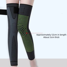 A pair of mugwort straps for knee warmers, joint warmers, and leg warmers for men and women with cold legs (Color: Black(ai cao), size: XL size (161-200 pounds))